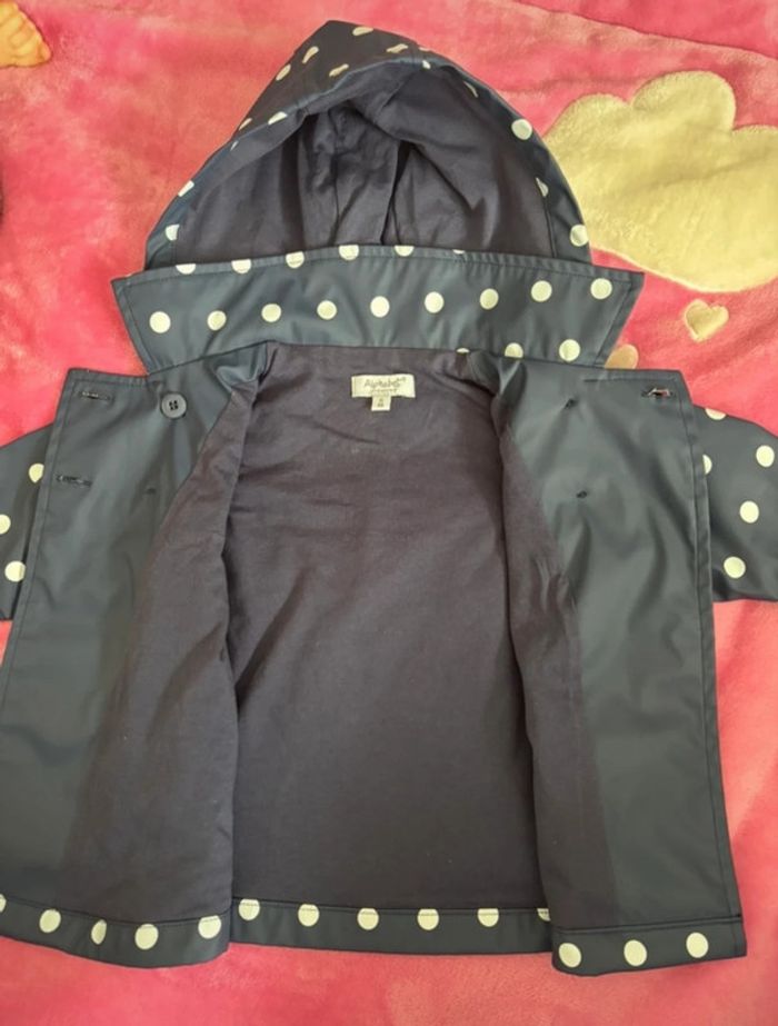 Manteau imperméable à capuche 6 mois - photo numéro 2
