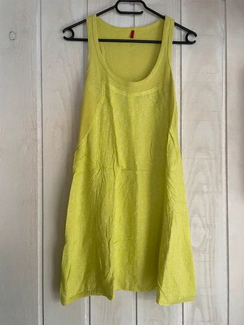 Robe de plage vert anis - Miss Captain - T0