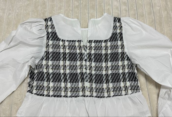 Blouse à carreaux - photo numéro 4