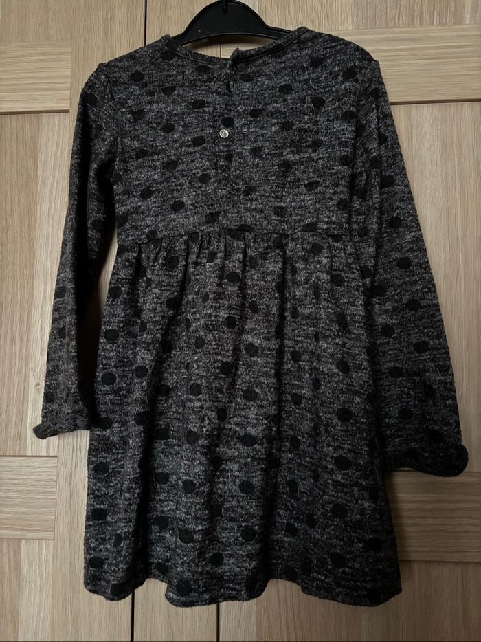 Robe pull gris pois noir KIABI t.36m - photo numéro 5