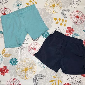 Lot de 2 shorts fins été garçon - T4ans - influx et gemo 