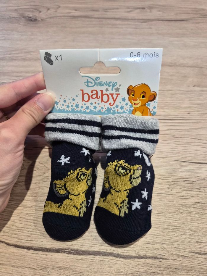 Lot de chaussettes Le roi lion, Disney, 0-6 mois. - photo numéro 6