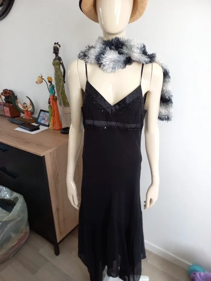 Robe longue noir T40