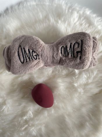 Lot Bandeau + éponge à maquillage