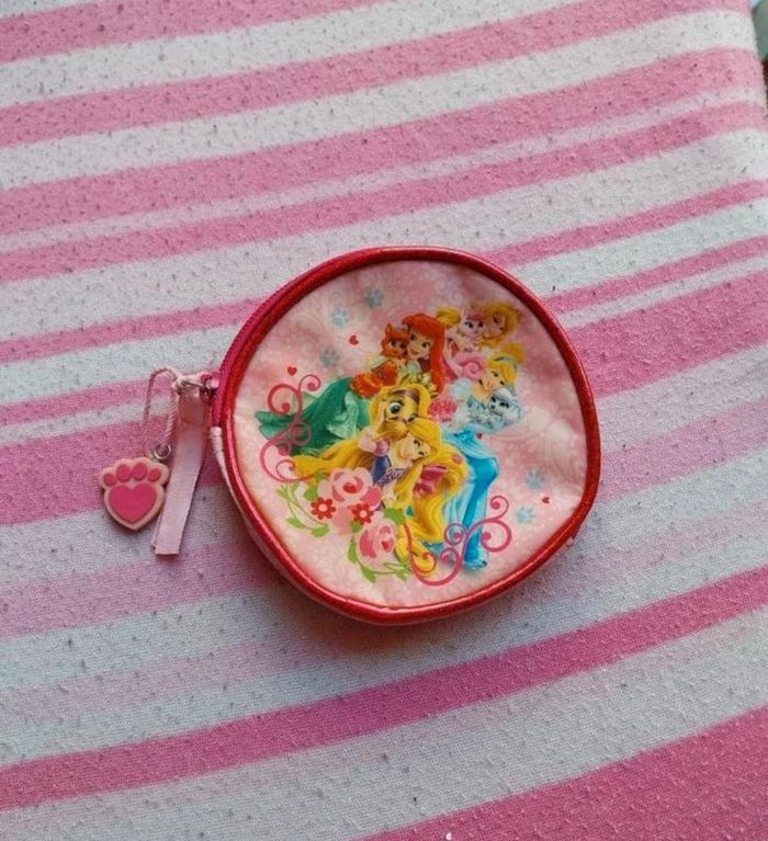 Porte monnaie disney princesse brillant