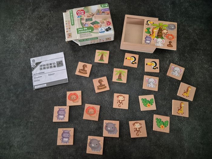 Jeu de mémoire animaux