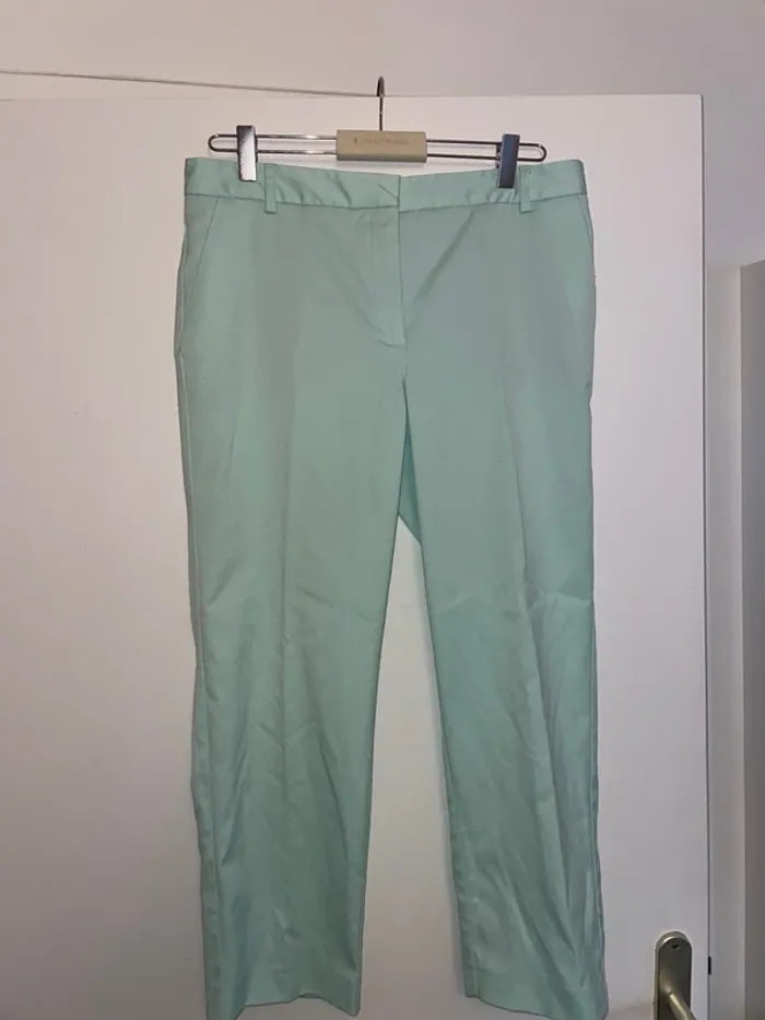 Pantacourt menthe Mango 40