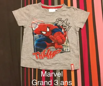 Tee-shirt Spiderman (Marvel) grand 3 ans