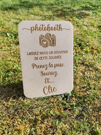 Pancarte mariage photobooth