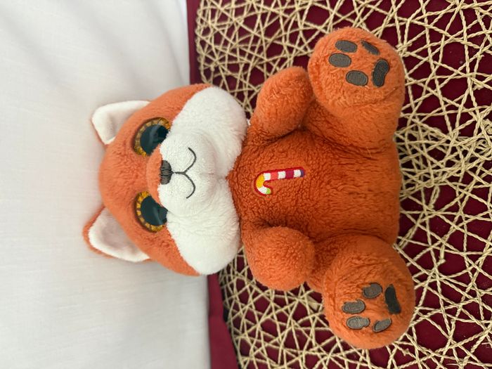 Peluche renard GIPSY Candy Pets orange canne à sucre gros yeux - photo numéro 5