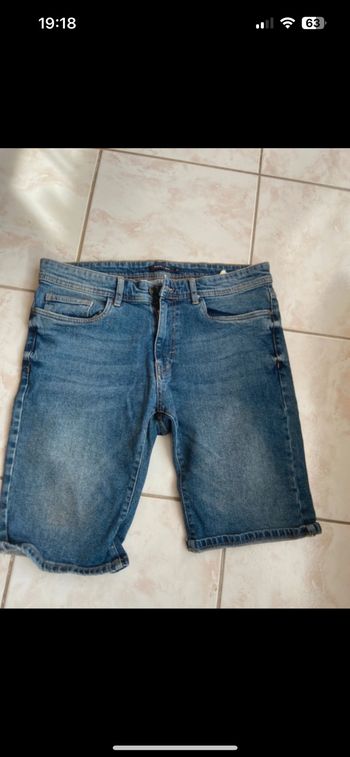 Short homme bleu