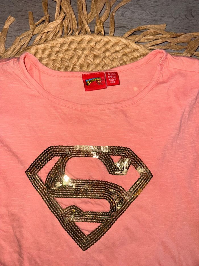 T shirt gille 8 ans superman - photo numéro 2