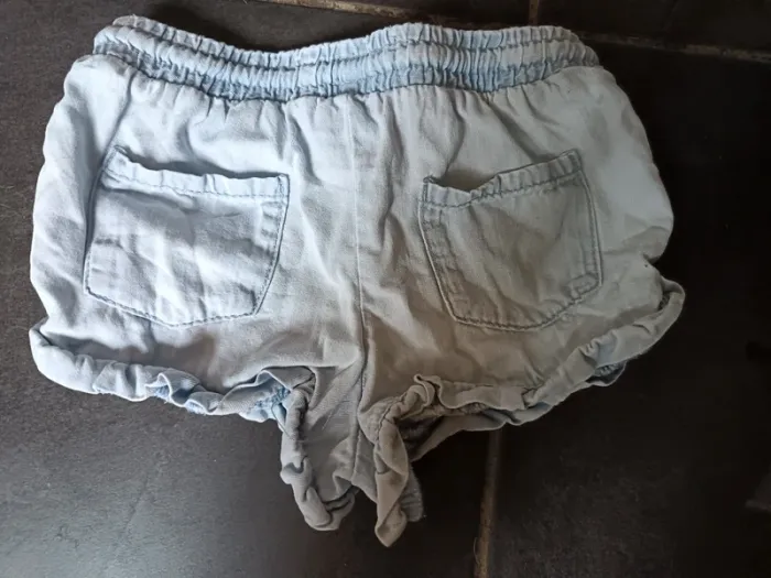 Short en jeans Zara Baby girl 12/18 mois 86 cm - photo numéro 3
