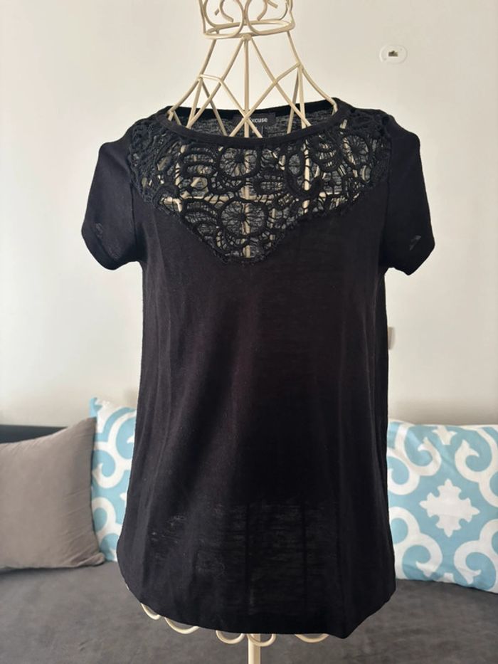 T-shirt noir dentelle No Excuse – 12 ans - photo numéro 6