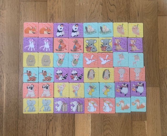 Jeu mémo animaux