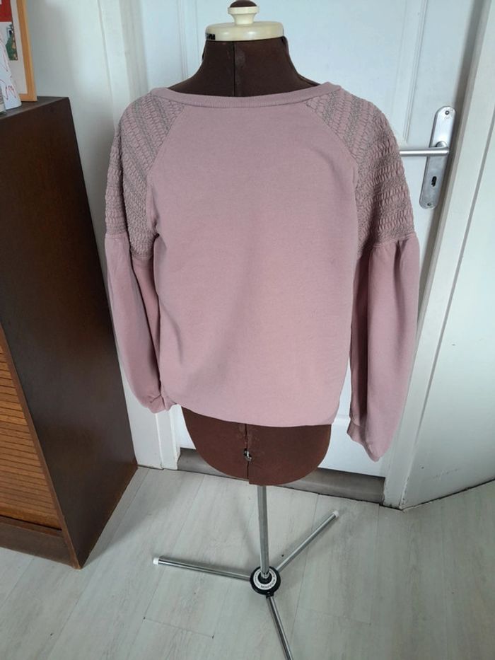 Sweat manche bouffante avec smoks Cable &gauge - photo numéro 4