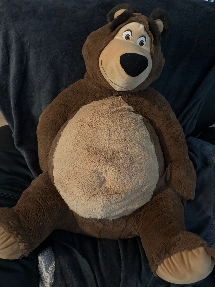 Peluche géante Masha Michka