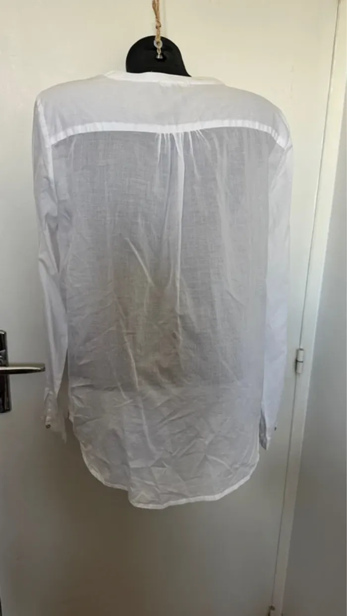 Chemise blanche transparente L - photo numéro 3