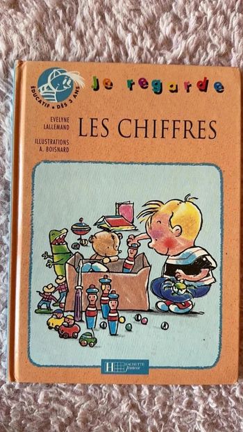 Livre les chiffres  livré avec mot image