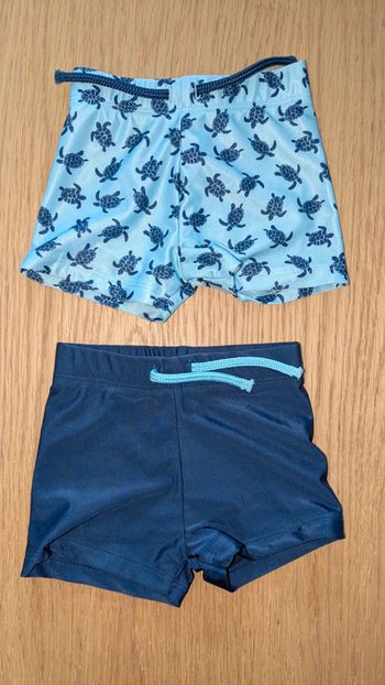 Caleçons de bain bébé 6-9 mois Primark