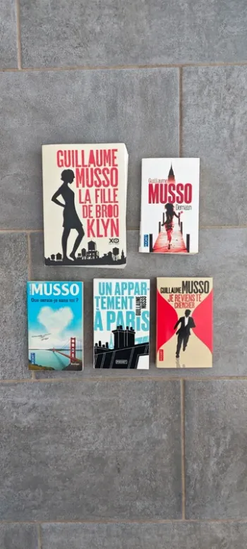Lot de livres Guillaume Musso