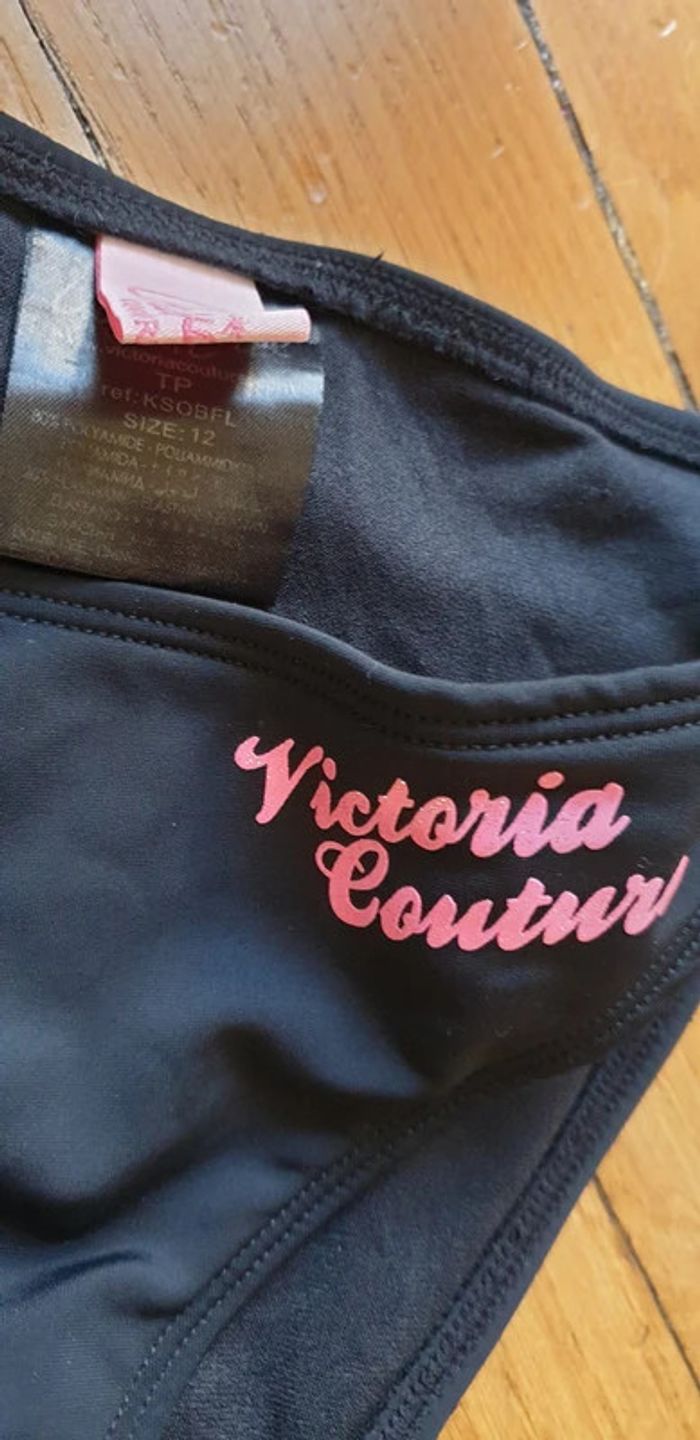 Maillot noir / rose Victoria couture HELLO Kitty T 12 ans - photo numéro 4