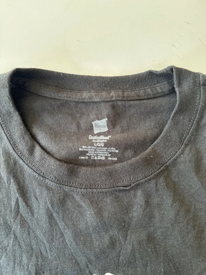 T-shirt Hanes noir Shirt Happens – Alaska - Taille L - photo numéro 5