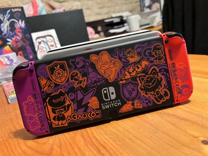 Nintendo switch Oled édition Pokémon écarlate et violet - photo numéro 6