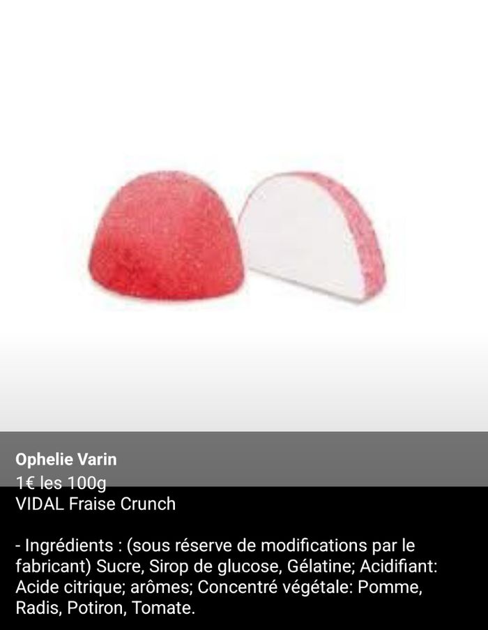 Sachet B.o.n.b.o.n.s 100g