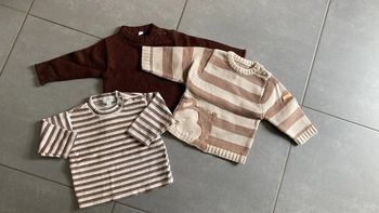 Lot ensemble pull sweat vêtement 6 mois garçon