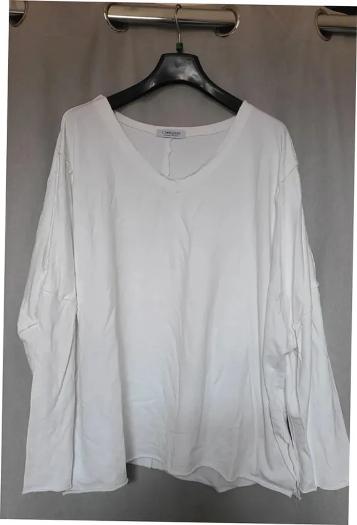 Haut blanc Taille unique