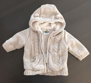 Veste fourrée 1 mois