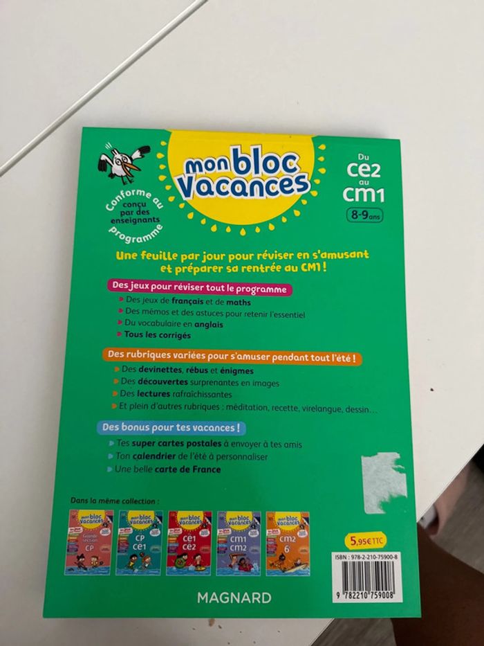 Bloc révision vacances ce2 cm1 - photo numéro 2