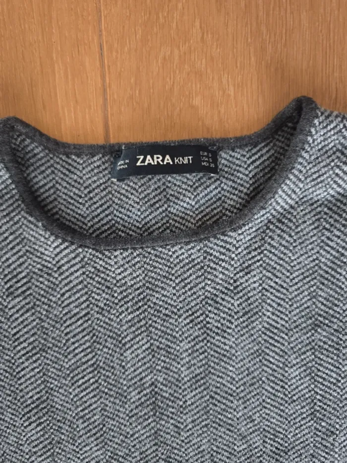 T-shirt Zara matière effet pull - photo numéro 2