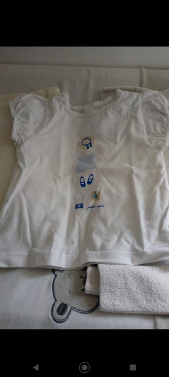 Tee-shirt blanc Jacadi