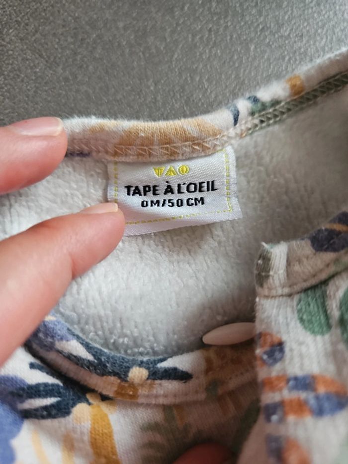 Pyjama velours taille 0mois 🌸 - photo numéro 2