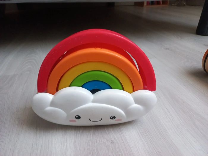 Arc en ciel d'empilement des nombres