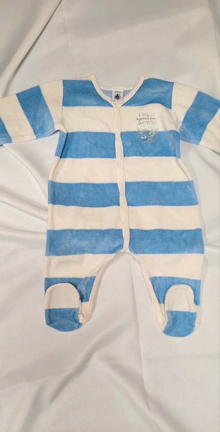 Pyjama 1 piece rayé Petit Bâteau