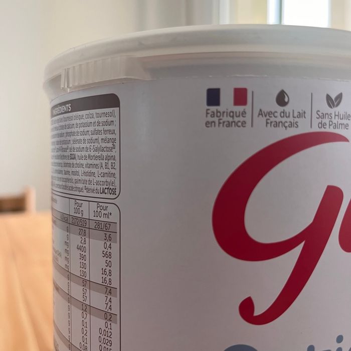 Lait Guigoz 1er âge - photo numéro 2