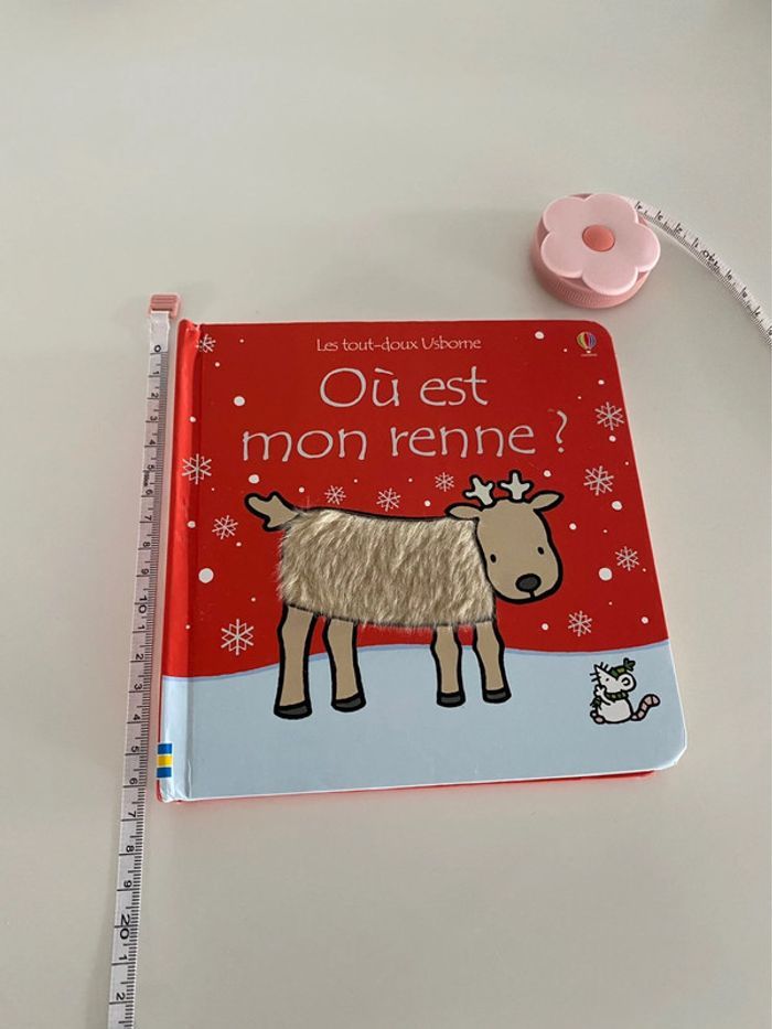 Livre carton à toucher Où est mon renne?