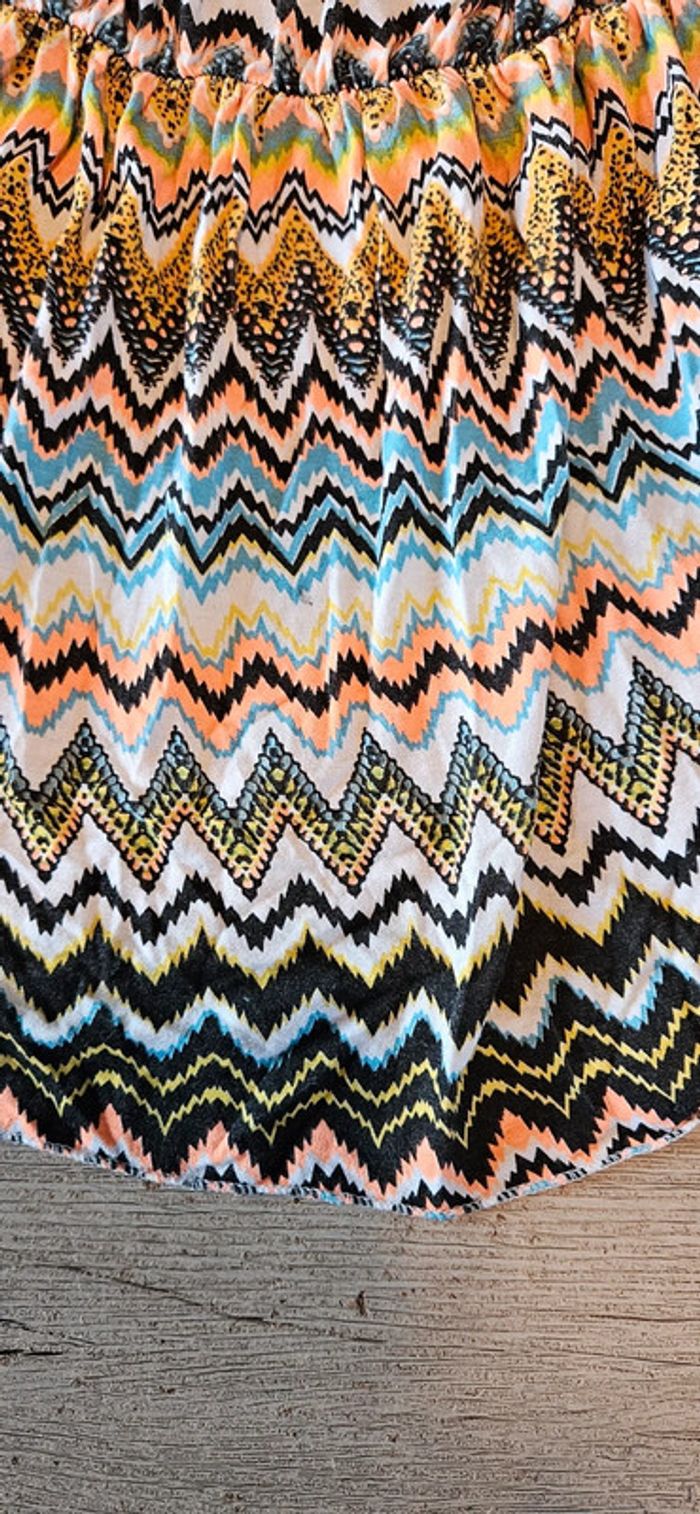 Robe d été colorée, à bretelle, et volants, Made in Italy, 8 ans - photo numéro 4