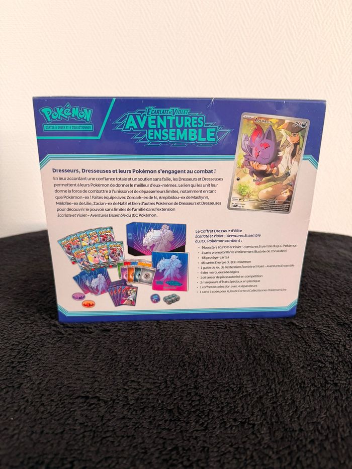Coffret Dresseur d’Élite Pokémon EV09 – Aventure Ensemble (ETB) 🇫🇷 Scellé - photo numéro 2