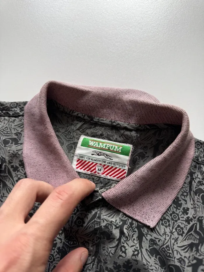 Polo gris rose / Polo vintage - photo numéro 4