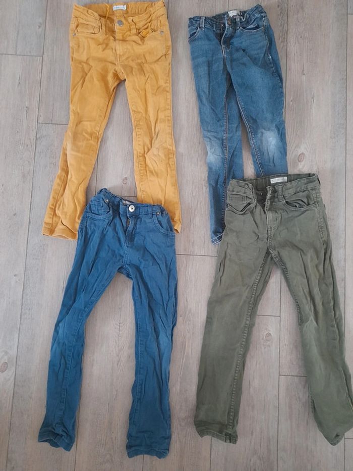 Lot de pantalons jeans 7 8 ans