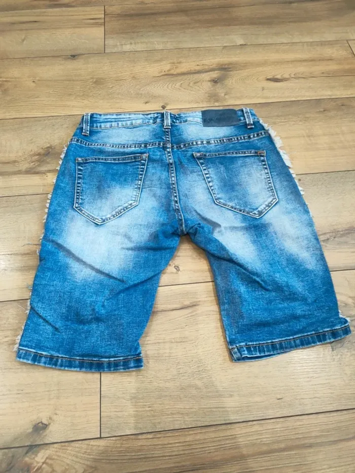 Short en jeans pour homme w32 bleu - photo numéro 4