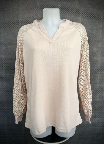 Blouse à manches longues taille M