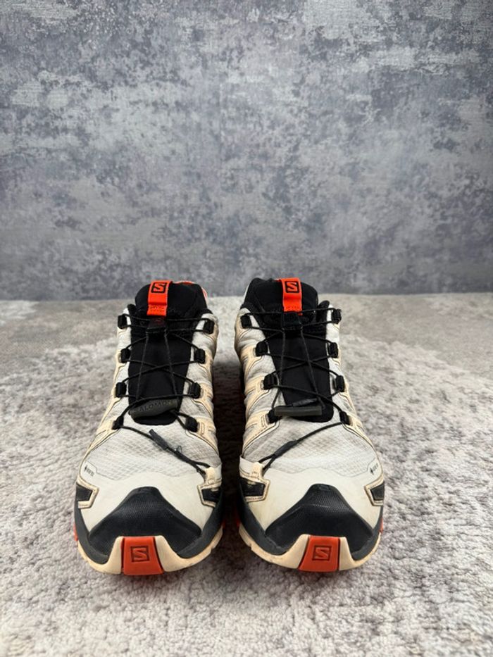Salomon XA Pro 3D V8 - Gore-Tex - Black & White & Orange - photo numéro 2