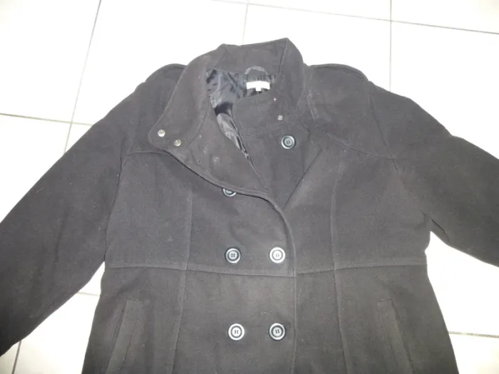 impeccable manteau veste noir in extenso taille 52 - photo numéro 4