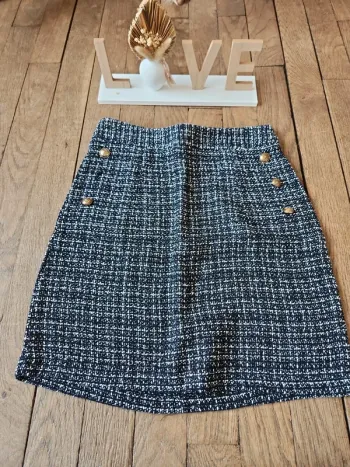 🌺Jupe effet tweed avec boutons Shein T34/XS🌺