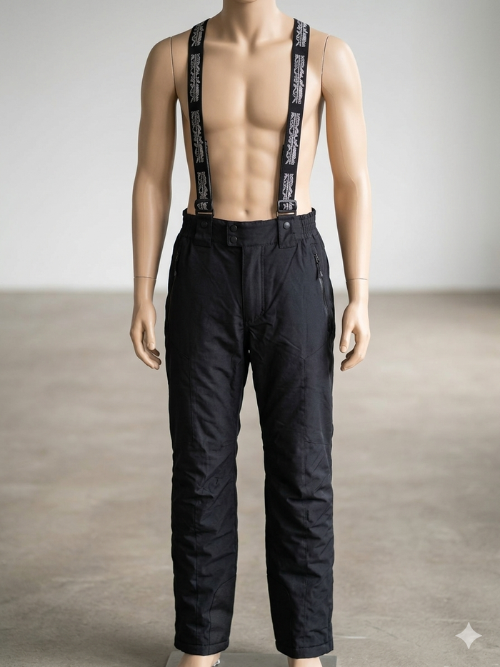 Pantalon À Bretelles Noir S Himalaya - photo numéro 1